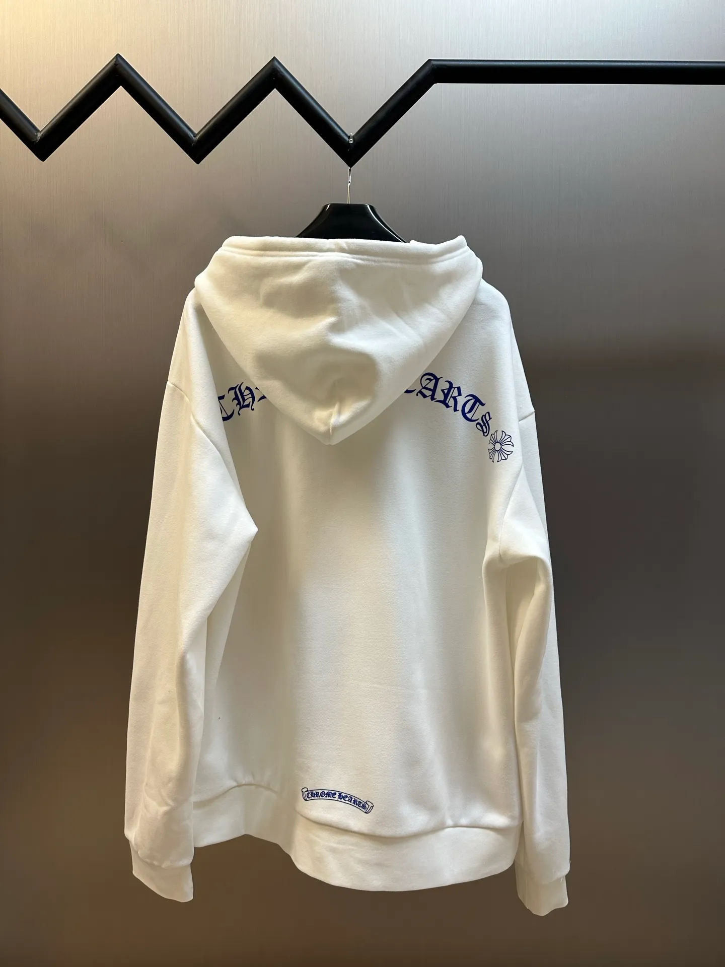 P470 Chrome Hearts Chrome Hearts hooded zipper jacket is made of 380g cotton fleece sweatshirt material, 420g 1*1 matching high-end fashion brand rib, glue printing process size: s m l xl